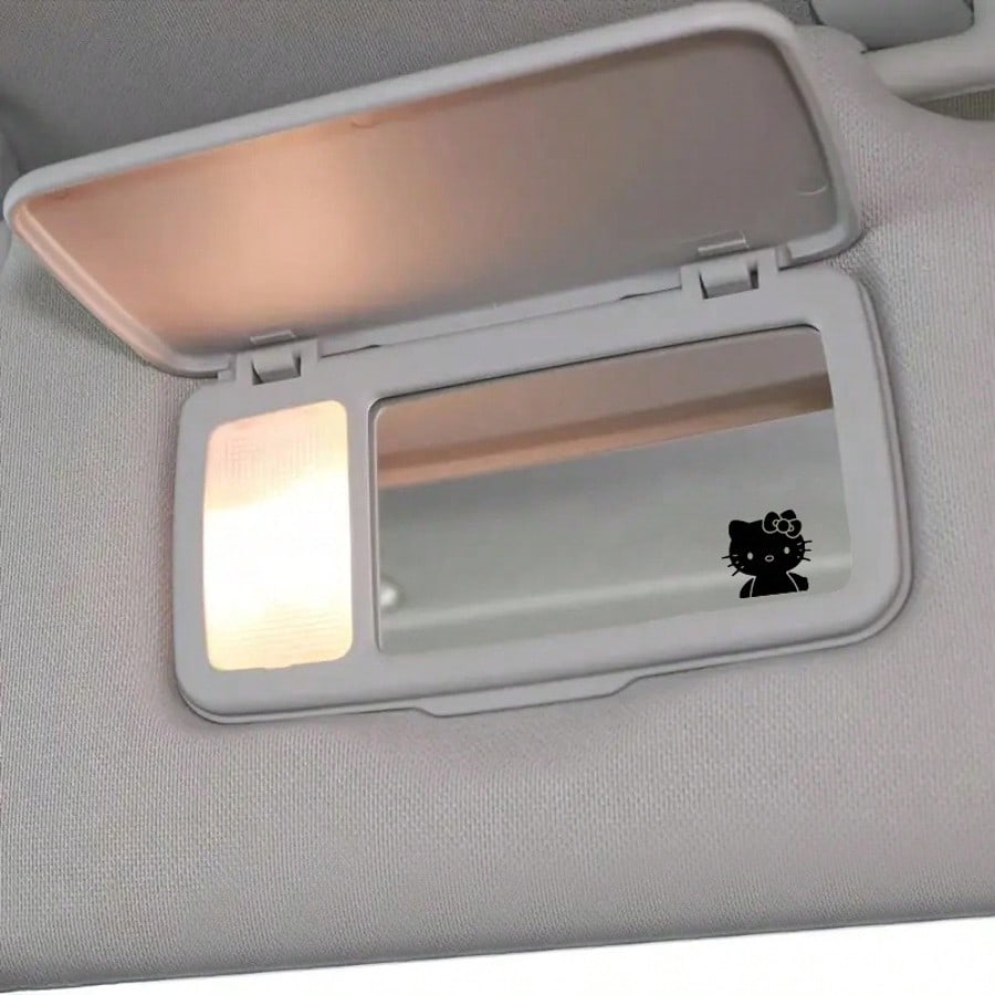 SANRIO 1pc Hello Kitty Fun Creative Car Sticker, Cute Car Interior Decoration Accessory, Exterior/Interior Car Sticker, Suitable For Cars, Trucks, Motorcycles, Walls, Durable Cartoon Design, Easy To A