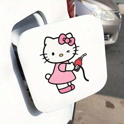 SANRIO 1pc Hello Kitty Fun Creative Car Sticker, Cute Car Interior Decoration Accessory, Exterior/Interior Car Sticker, Suitable For Cars, Trucks, Motorcycles, Walls, Durable Cartoon Design, Easy To A