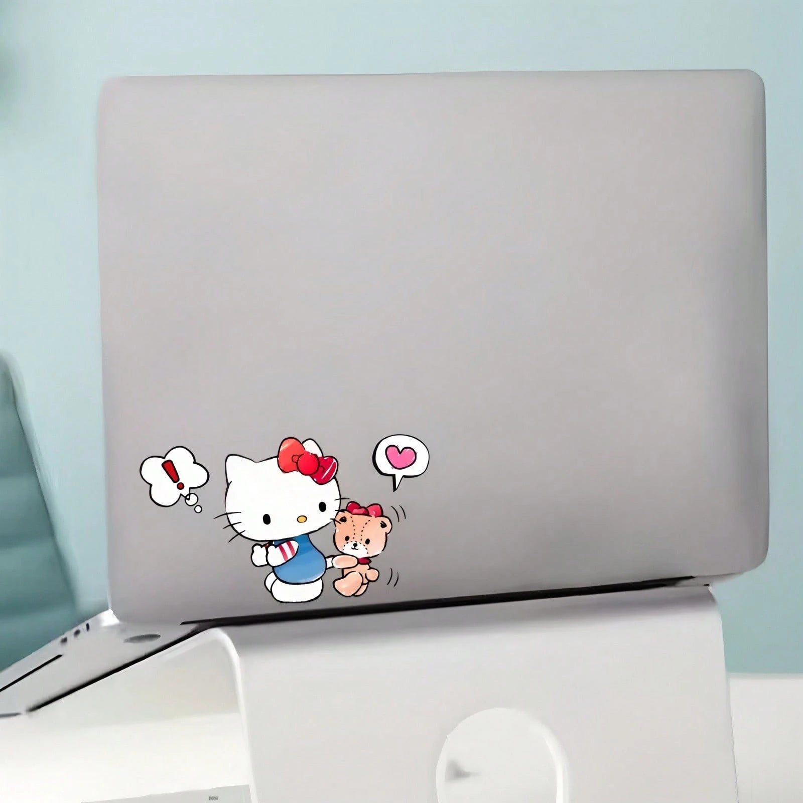 SANRIO 1pc Hello Kitty Vehicle Rearview Mirror Stickers, Cute And Fun, Ideal For Cars, Trucks, Motorcycles, And Walls- Made To Last, Great For Gifting During Halloween, Christmas, New Year, And Other
