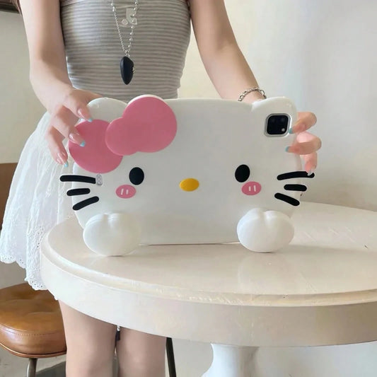SANRIO Kawaii Silicone Protective 11 Air5 6 Mini6 10.2 Full Body With Pen Slot Cute Anime Cartoon Gifts