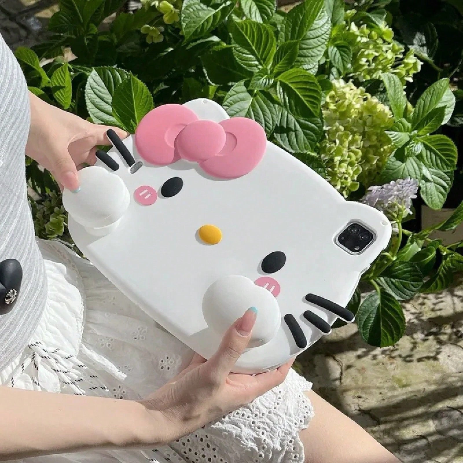 SANRIO Kawaii Silicone Protective 11 Air5 6 Mini6 10.2 Full Body With Pen Slot Cute Anime Cartoon Gifts