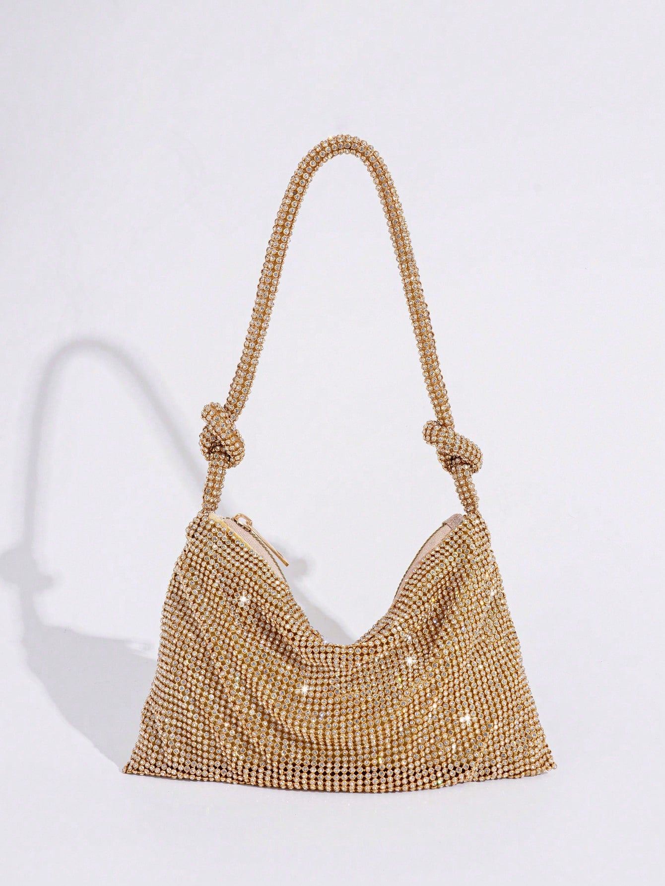 Shiny Rhinestone Evening Bag, Handbag For Party, Banquet, Ball, Fashionable Clutch, Perfectly Matching With New Years Outfit, Excellently Matching With Party Dresses For Women, Glamorous Rhinestone Ba