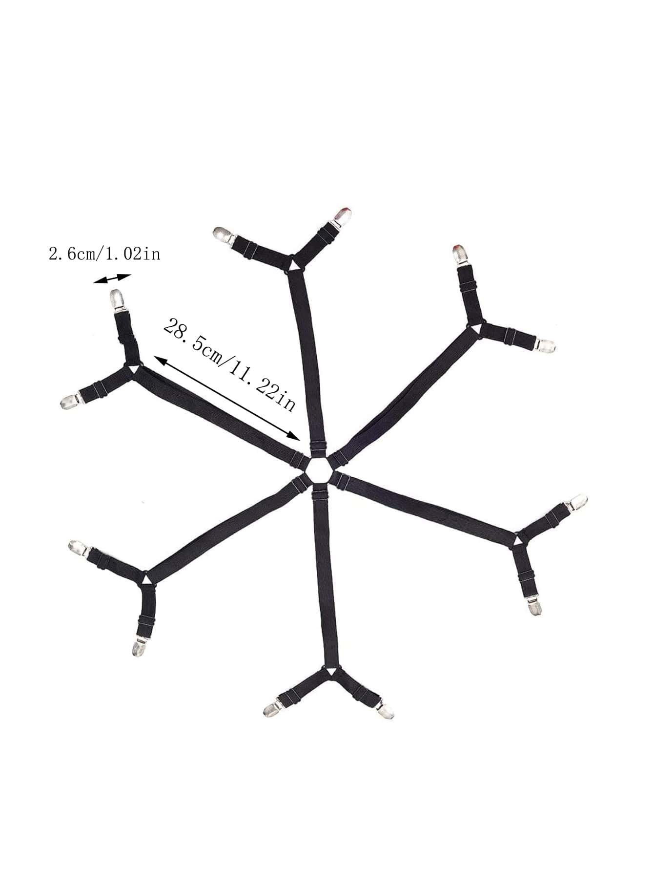 SikeSike 1pc Adjustable Bed Sheet Fixer