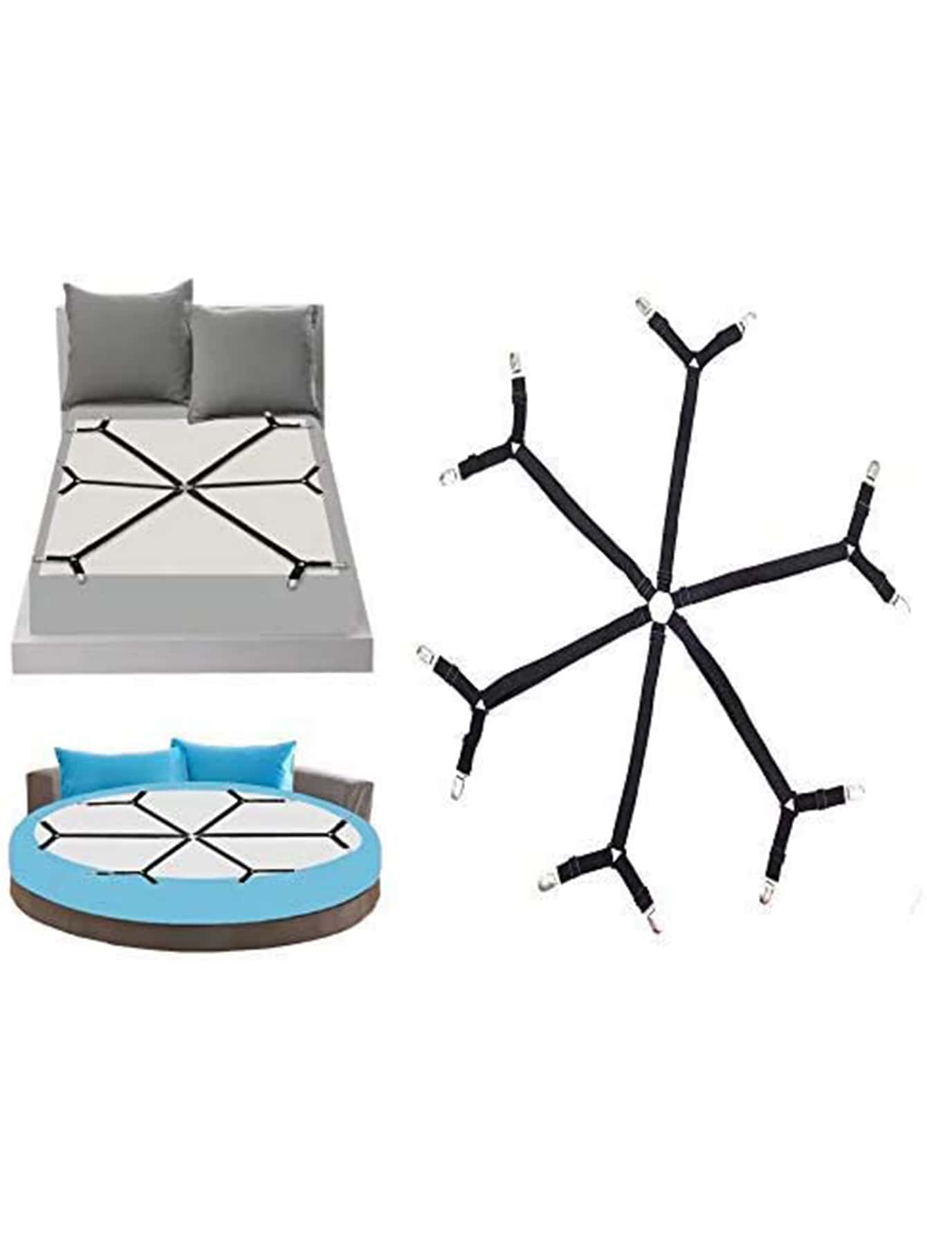 SikeSike 1pc Adjustable Bed Sheet Fixer