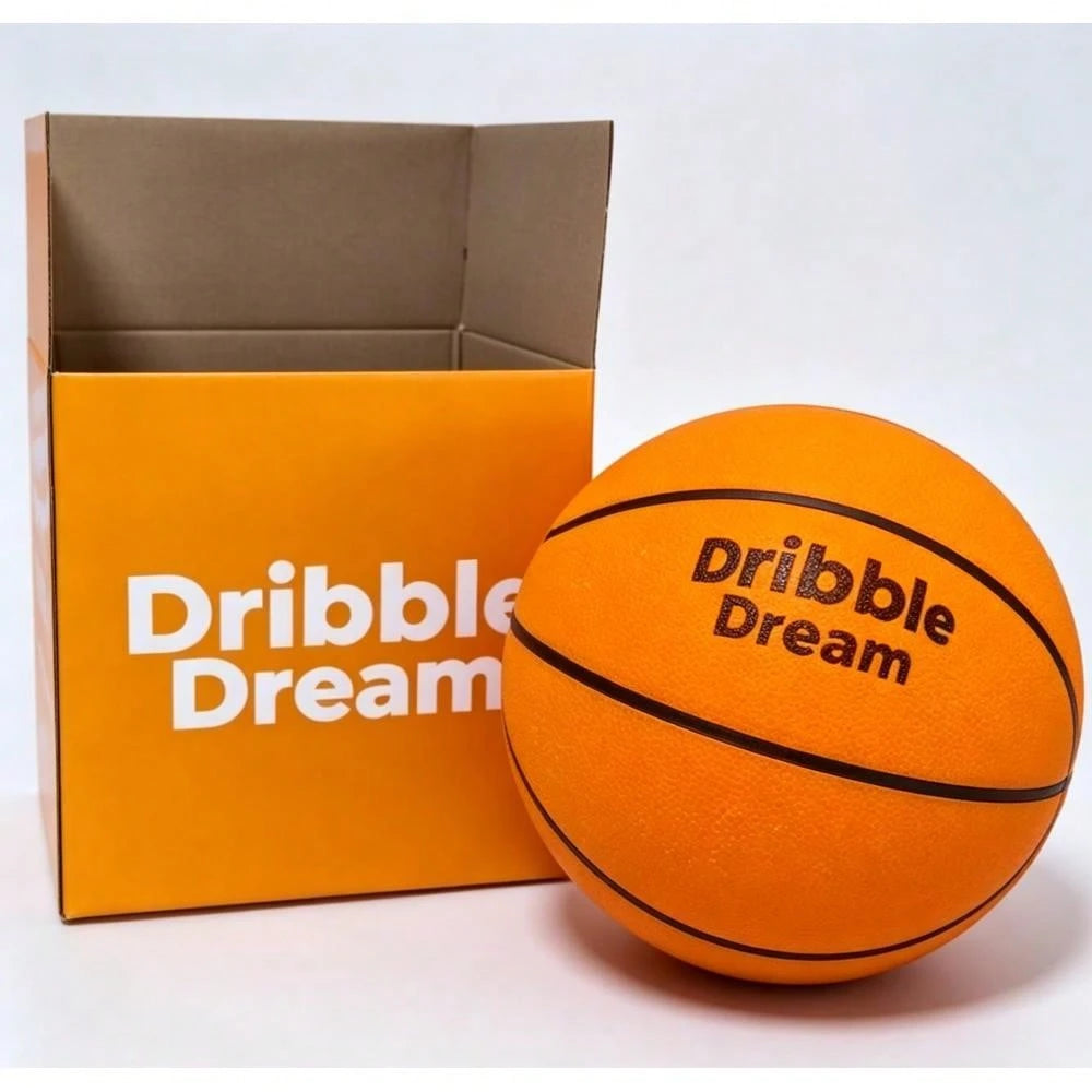 Silent Indoor Training Basketball, Foam Material, Noiseless Bounce, Ideal For Kids' Home Practice Line Silent Ball- 22 Cm Ball No. 5