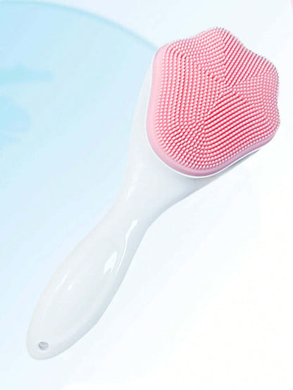 Silicone Cat Paw Facial Cleansing Massage Brush Soft Bristle Face Washer Blackhead & Dirt Remover Deep Pore Cleaning Tool