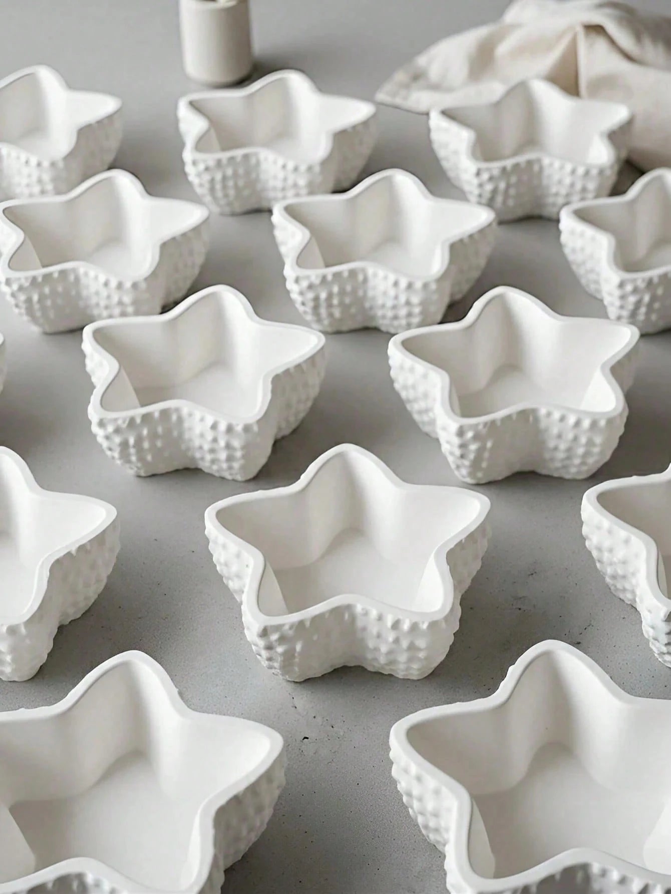 SILIKE LUFEI DIY Resin Mold Starfish Storage Box Aromatherapy Plaster Candle Cup Succulent Planter Decor Silicone Mold, Tabletop Birthday Home Party Decoration Supplies Mold