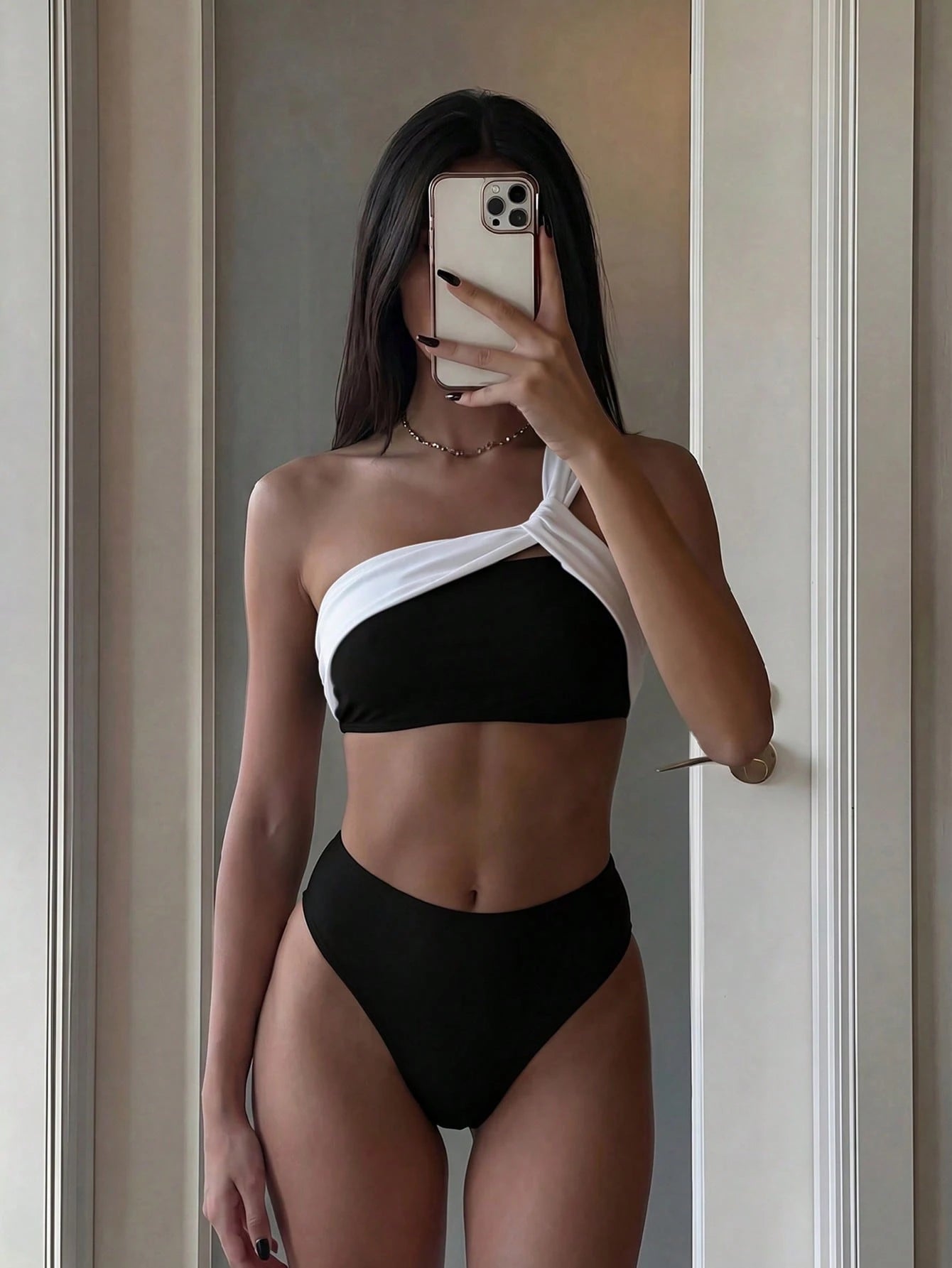 Sirith Women's Colorblock Beach Swimsuit Set For Vacation