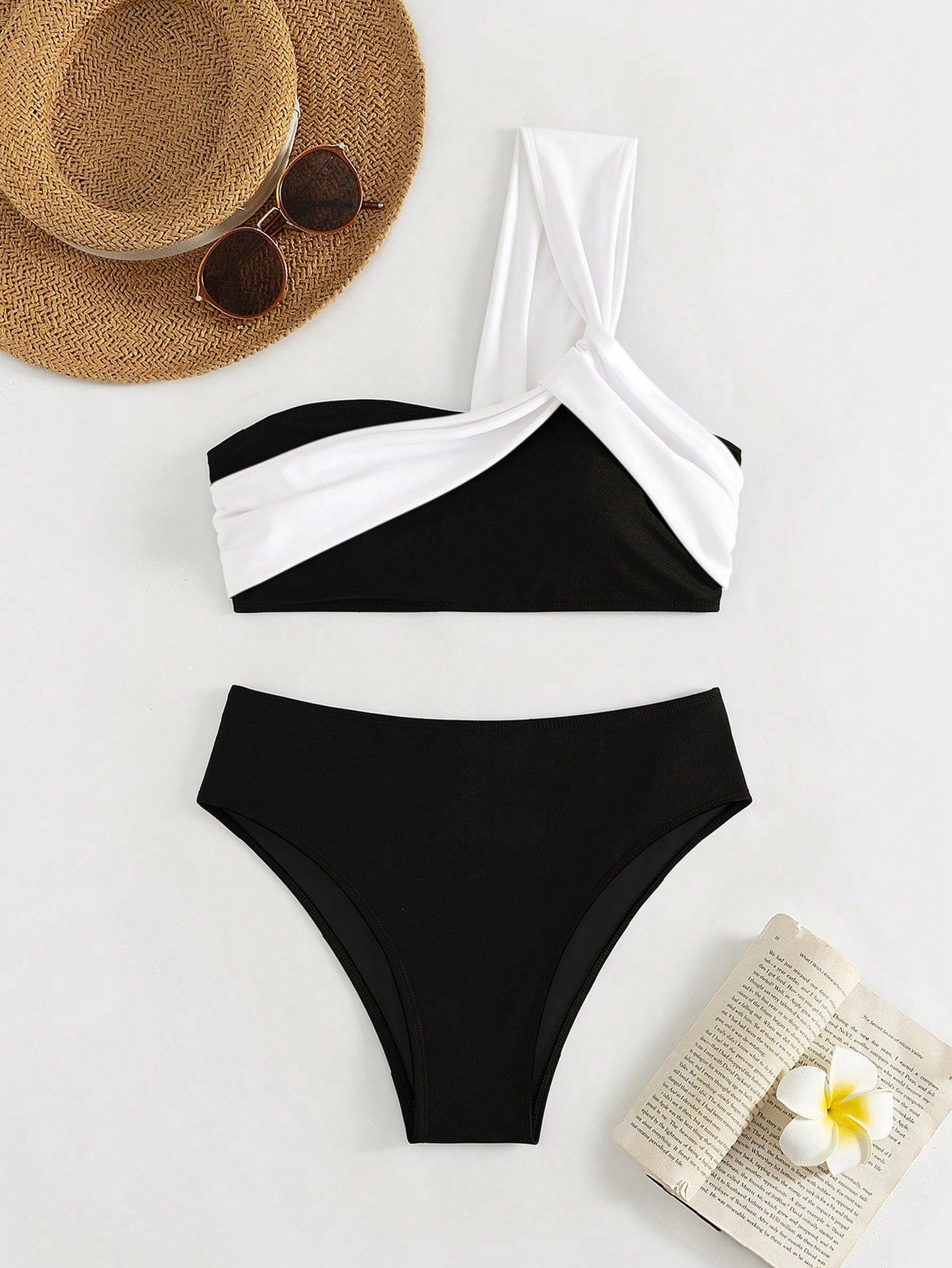 Sirith Women's Colorblock Beach Swimsuit Set For Vacation
