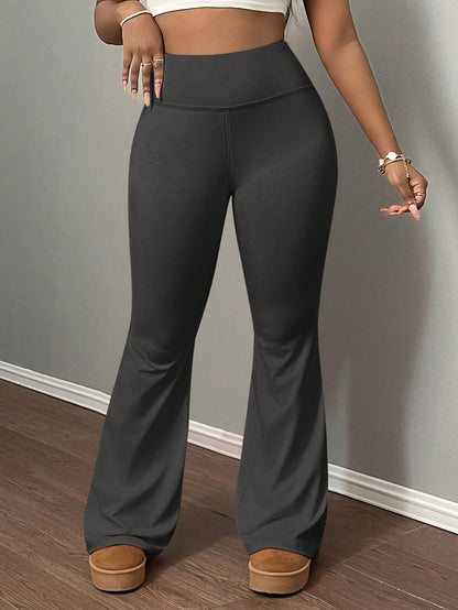 Slaydiva Women's High Waist Elastic Yoga Pants, Tummy Control Workout Leggings