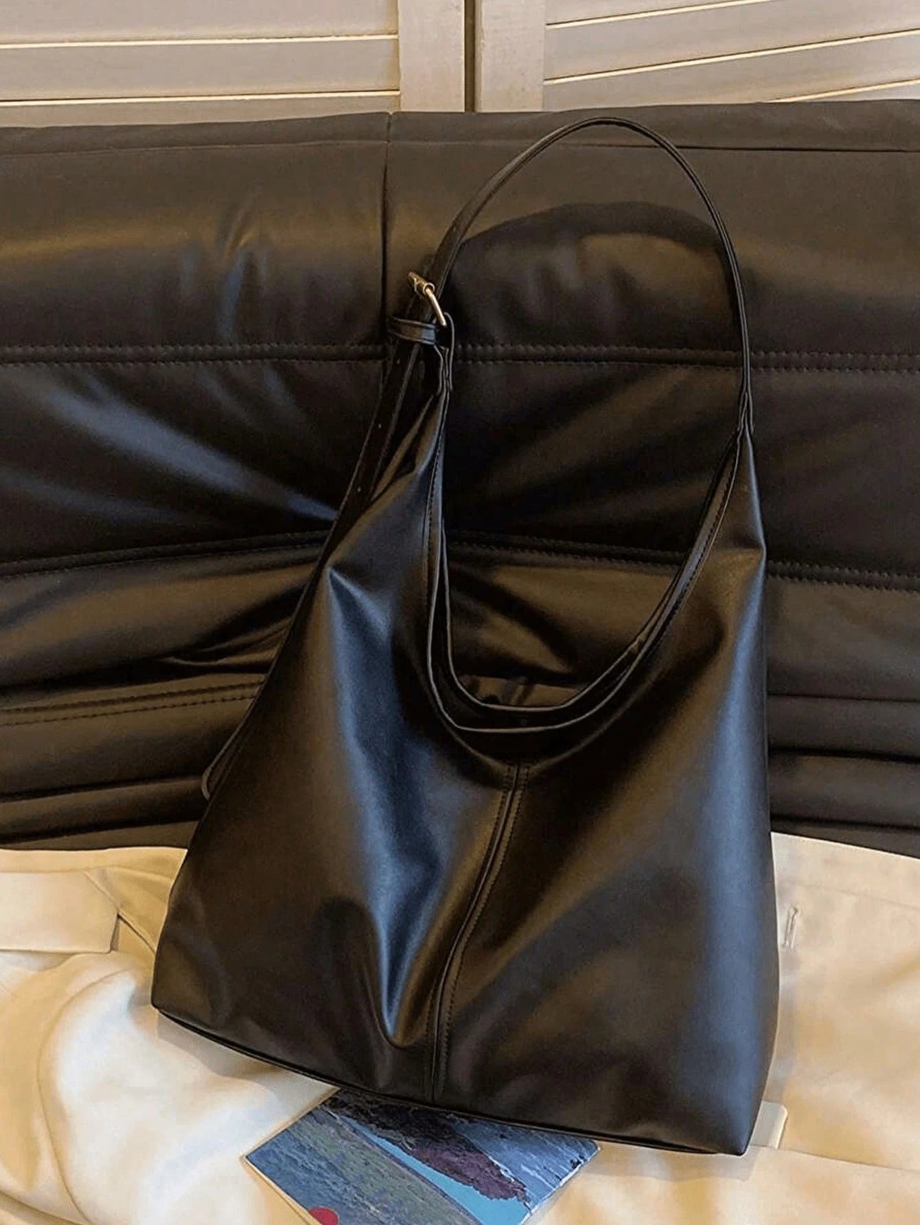 Sleek Large Tote Bag Anti-Scratch Soft Bolsos Para Mujer For Office Women Chic PU Material To Work Bags For Women Shoulder Bags For Women