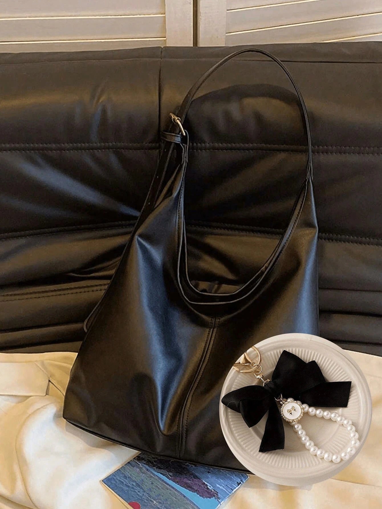 Sleek Large Tote Bag Anti-Scratch Soft Bolsos Para Mujer For Office Women Chic PU Material To Work Bags For Women Shoulder Bags For Women