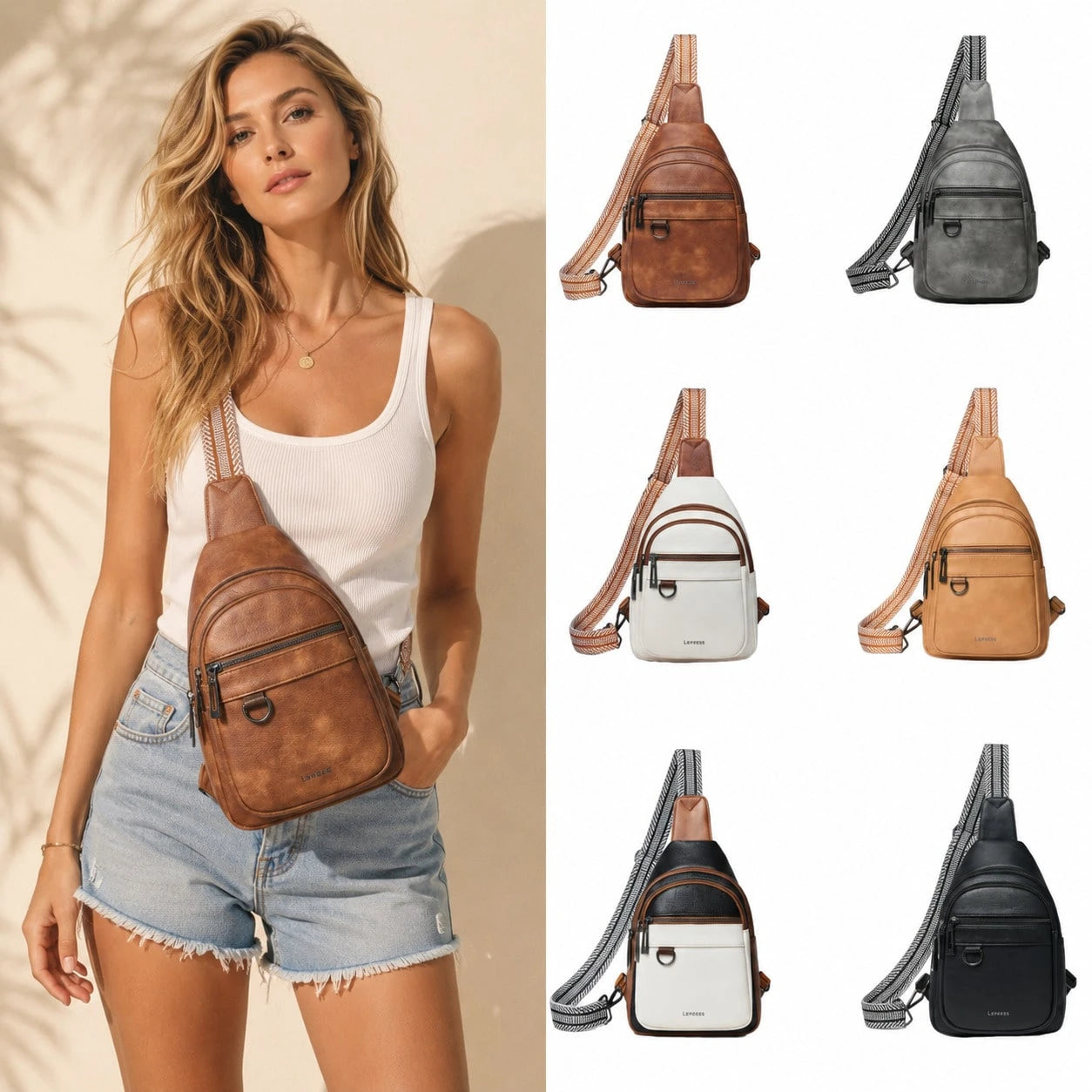 Sling Bag Crossbody For Women Girls With Adjustable Strap & Coin Purse| Stylish Urban Minimalist Commuting Lightweight Single Shoulder Women's Bag
