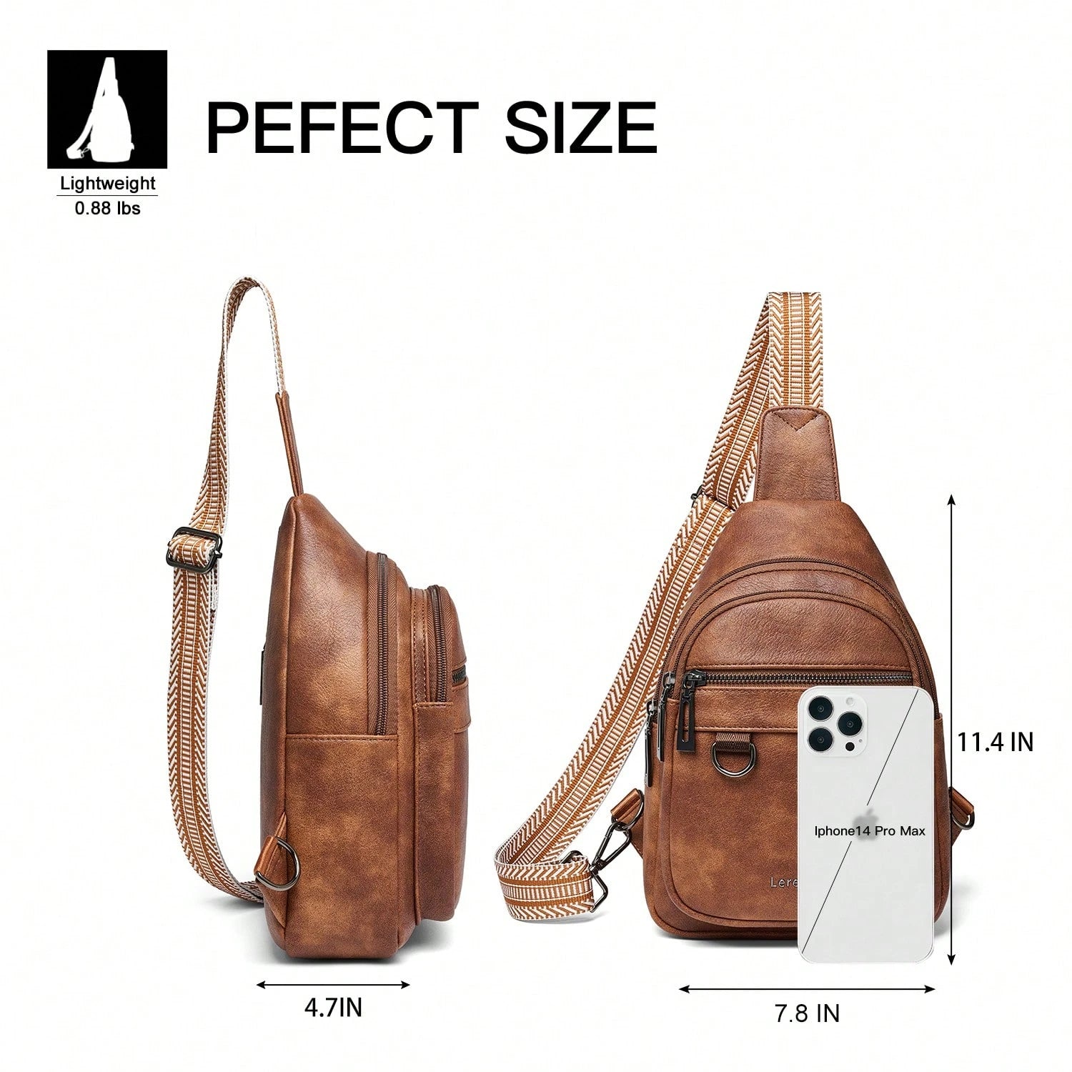 Sling Bag Crossbody For Women Girls With Adjustable Strap & Coin Purse| Stylish Urban Minimalist Commuting Lightweight Single Shoulder Women's Bag