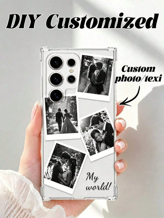 Solid Coffee Tone Multi Pastel Cartoon Turtle Brown Border Custom Personalized Cursive Name Phone Case, Custom Unique Black Hand Letter Fresh Coastal Aesthetic Shockproof Protective Cover For All Mobi