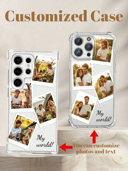 Solid Coffee Tone Multi Pastel Cartoon Turtle Brown Border Custom Personalized Cursive Name Phone Case, Custom Unique Black Hand Letter Fresh Coastal Aesthetic Shockproof Protective Cover For All Mobi