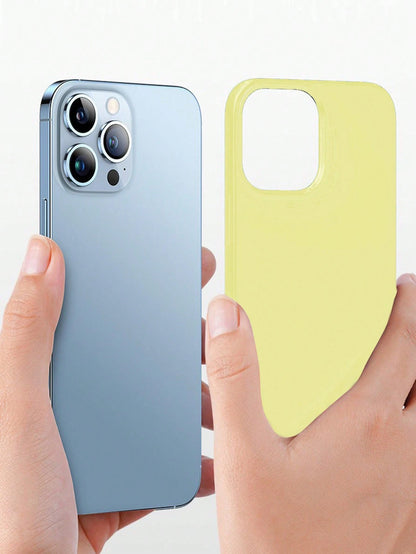 Solid Color Liquid Silicone 2.0mm Thick Liquid Silicone Phone Case Compatible With 16, 15, 14, 13, 12, 11 Pro Max, S24U, S23, S22, S25 Series Full Body Protective Cover Waterproof Shockproof Anti-Fall