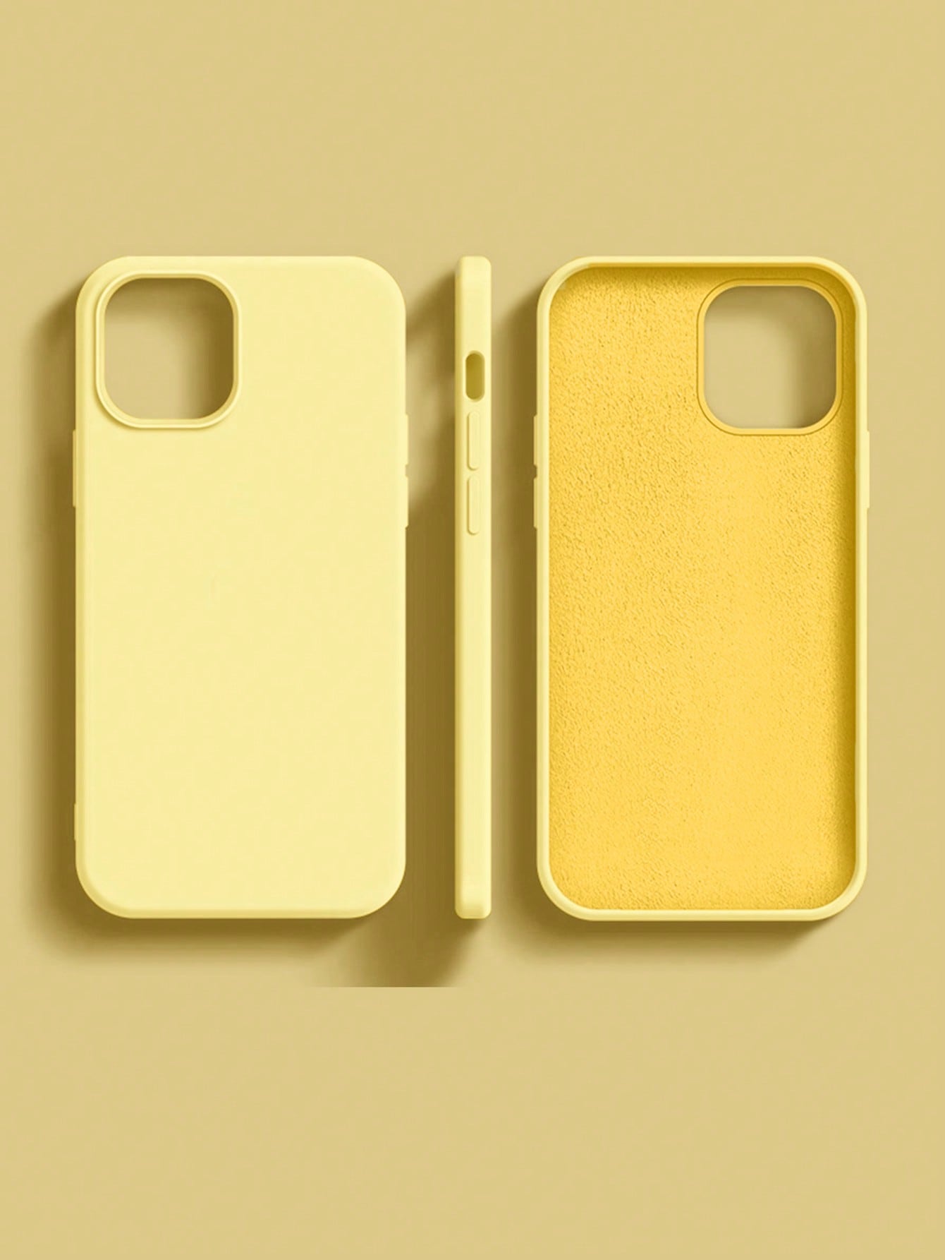 Solid Color Liquid Silicone 2.0mm Thick Liquid Silicone Phone Case Compatible With 16, 15, 14, 13, 12, 11 Pro Max, S24U, S23, S22, S25 Series Full Body Protective Cover Waterproof Shockproof Anti-Fall