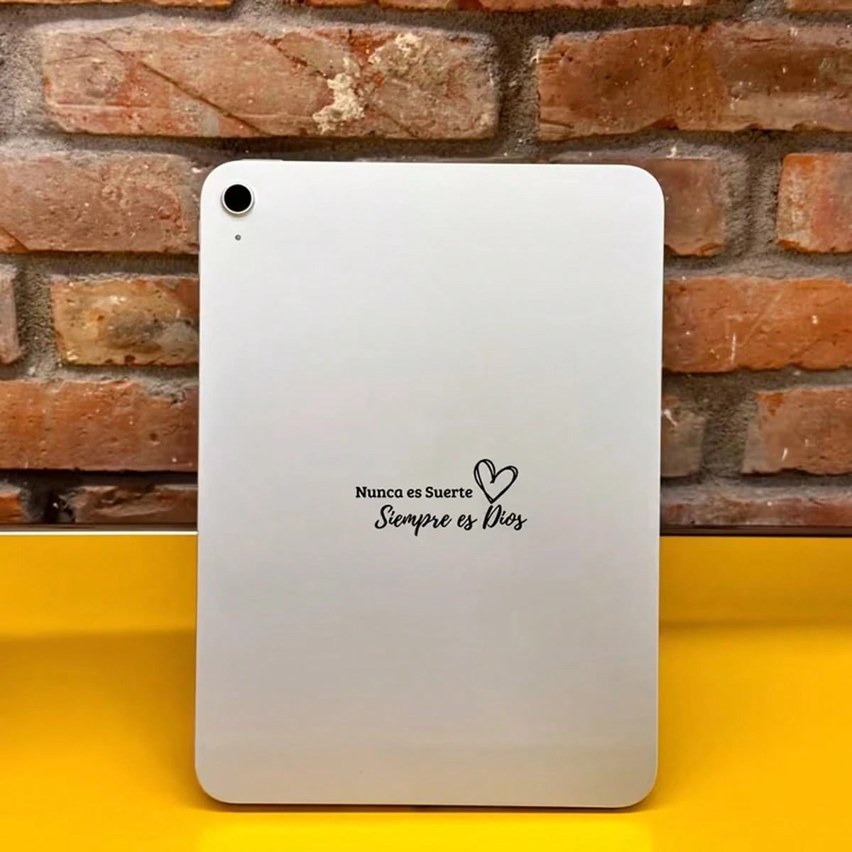 Spanish Inspirational Quote Sticker "Never Rely On Luck, But Eternity"- Rearview Mirror Sticker- Suitable For Cars, Laptops, Trucks, Motorcycles, Computers And Phones- Perfect Holiday Gift