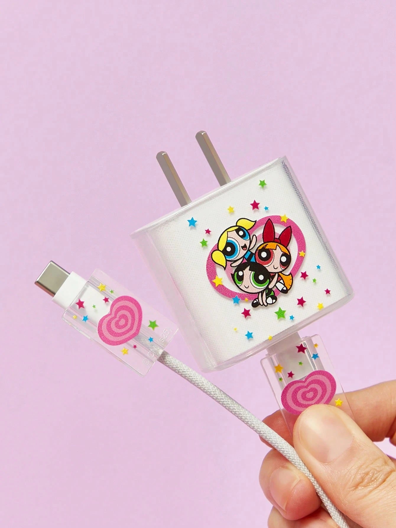 SpongeBob SquarePants| Data Cable Protective Cover, Compatible With IPhone Charger, Cartoon Pattern, 3 Pieces Charger Protector (Excluding Data Cable)