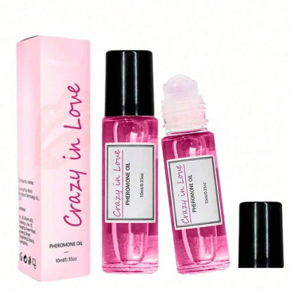 Story of Love 2PCS Women's Roll-On Perfume- Long-Lasting Fragrance Pheromone Cologne, Roll-On Perfume, Portable Travel Size| Crazy Love Roll-On Fragrance Oil, Crazy Love Perfume, Long-Lasting Port