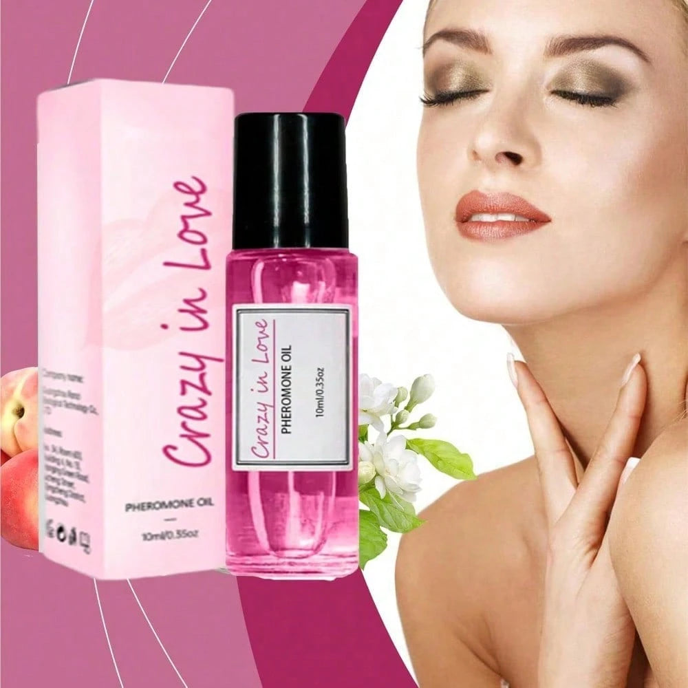 Story of Love 2PCS Women's Roll-On Perfume- Long-Lasting Fragrance Pheromone Cologne, Roll-On Perfume, Portable Travel Size| Crazy Love Roll-On Fragrance Oil, Crazy Love Perfume, Long-Lasting Port