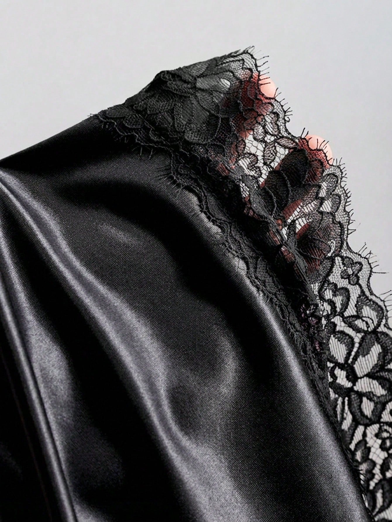 Sweetra Y2K Sexy Asymmetrical Hem Lace Trim Skirt, Suitable For Vacation And Commute