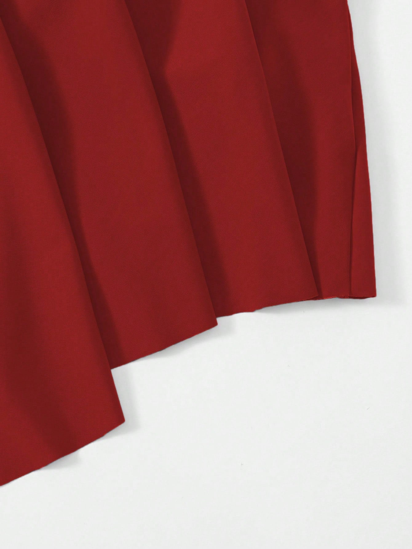 Swim Curve Plus Size Women's Solid Color Ruffle Trim One-Piece Swimwear Top For Summer Beach Vacation