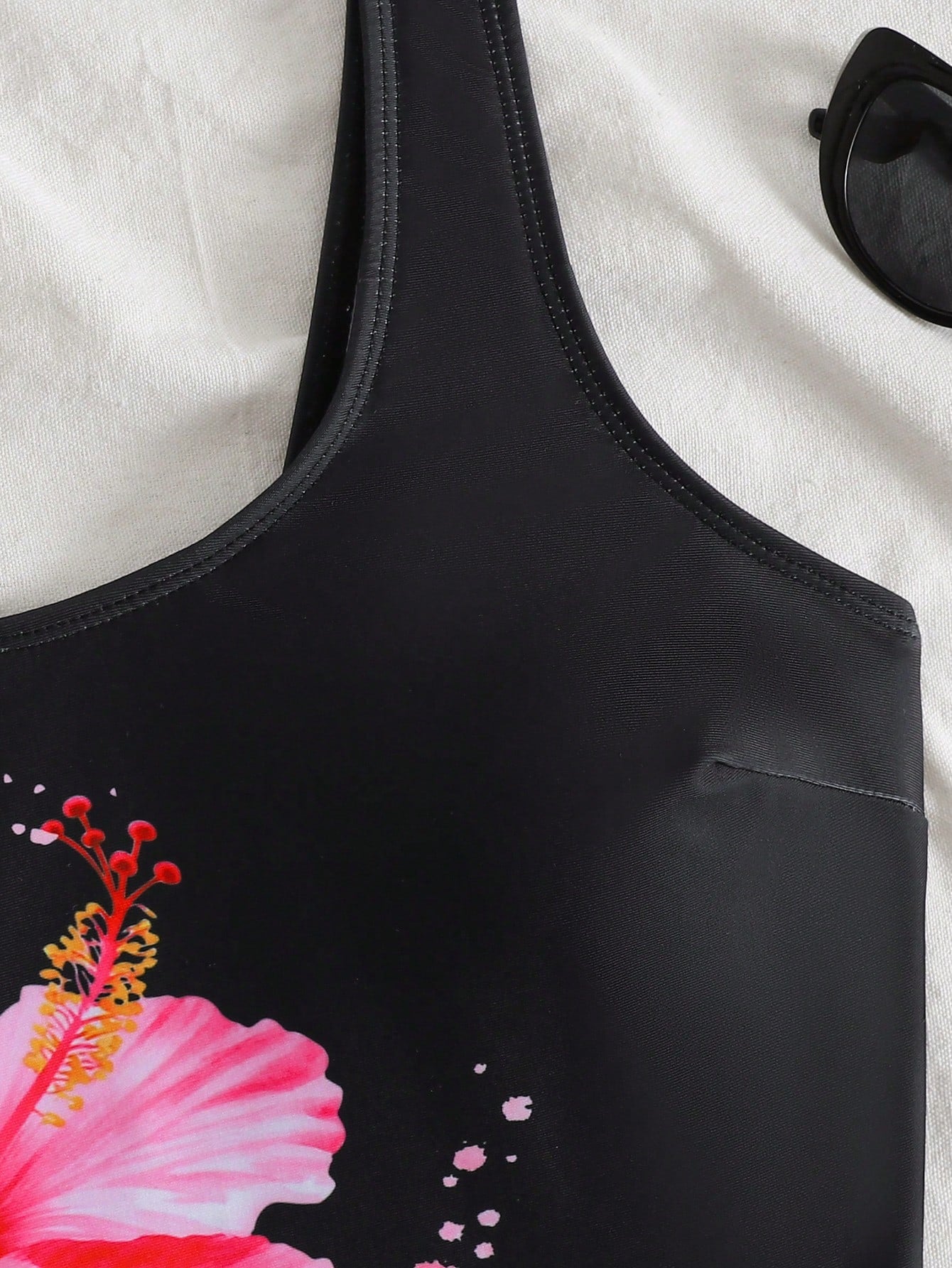 Swim Lushoire 2pcs/Set Women's Floral Print Bikini Swimsuit