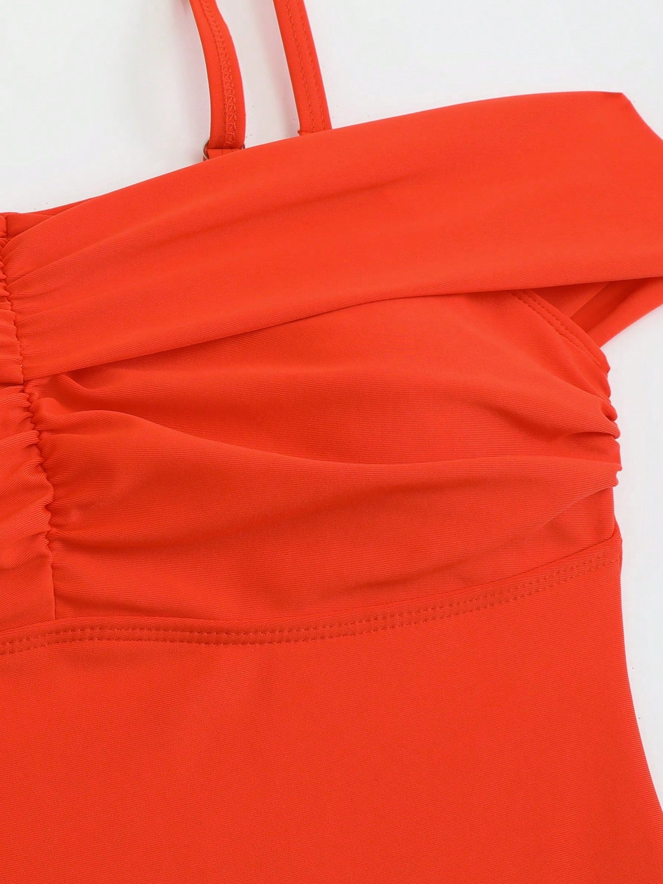 Swim Oasis 2026 Spring/Summer Plus Size Women Sexy Off-Shoulder One-Piece Swimsuit + Skirt High-End Beach Set