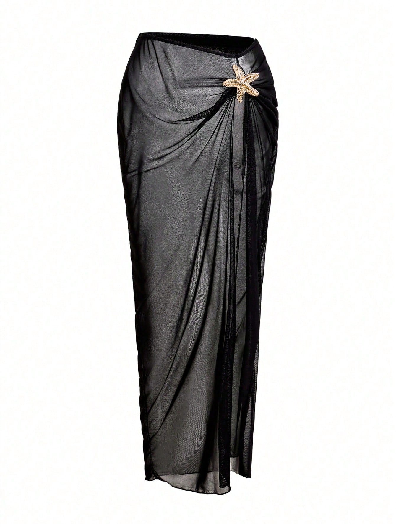 Swim Oasis Sunner Vacation Elegant Romantic Starfish Decor One-Piece Swimsuit Set For Summer