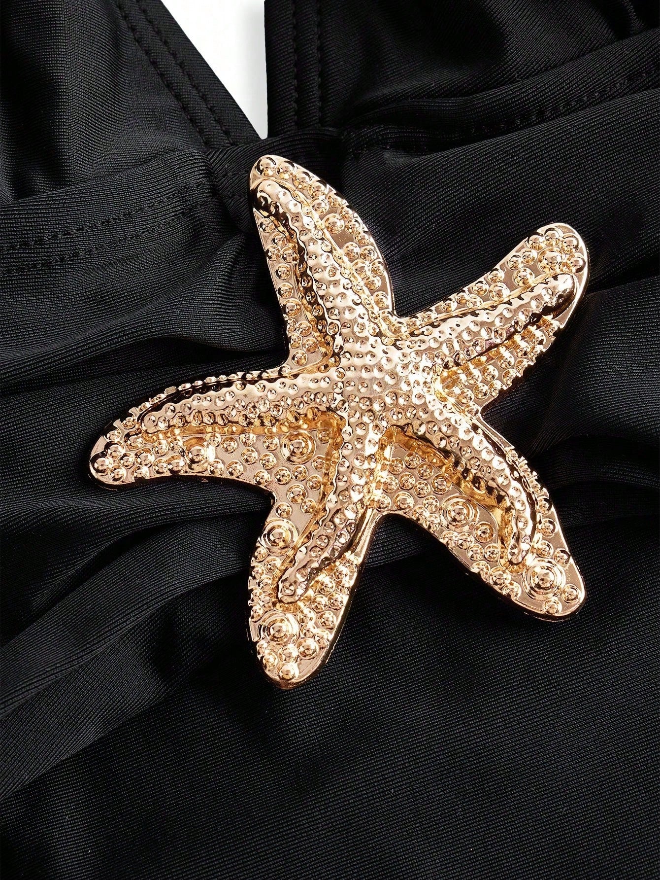 Swim Oasis Sunner Vacation Elegant Romantic Starfish Decor One-Piece Swimsuit Set For Summer