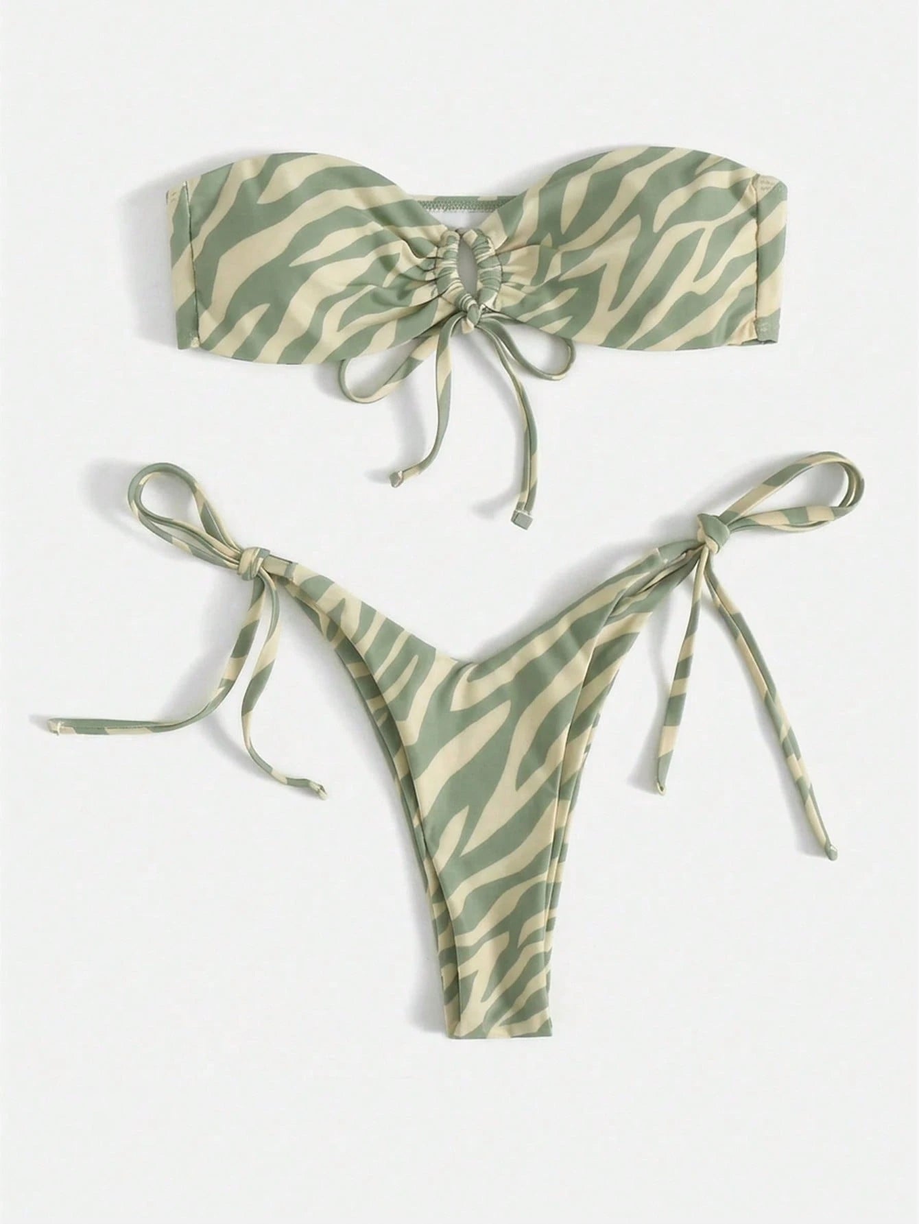 Swim Women's Beach Vacation Printed Bikini Set, Random Print