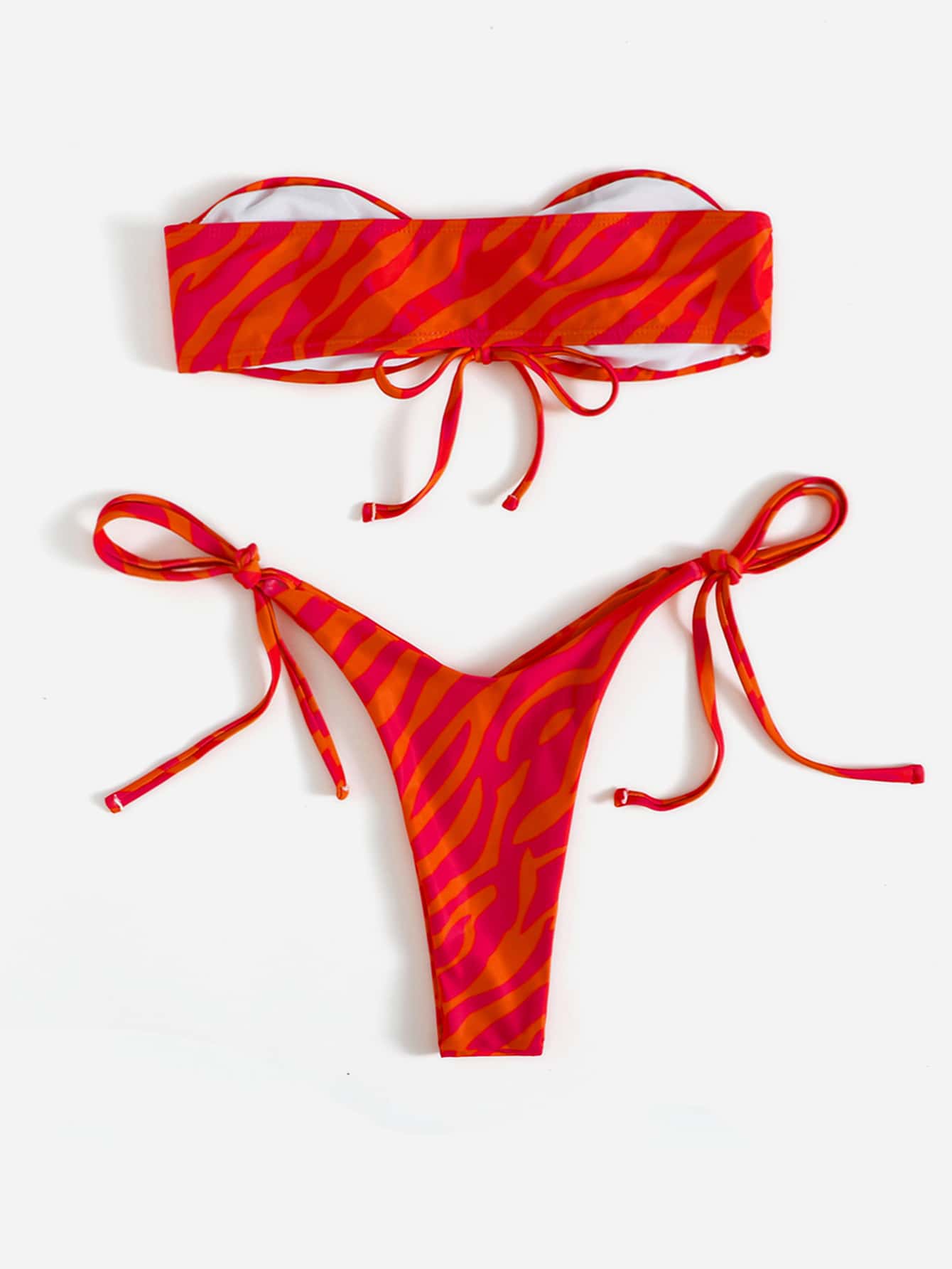 Swim Women's Beach Vacation Printed Bikini Set, Random Print