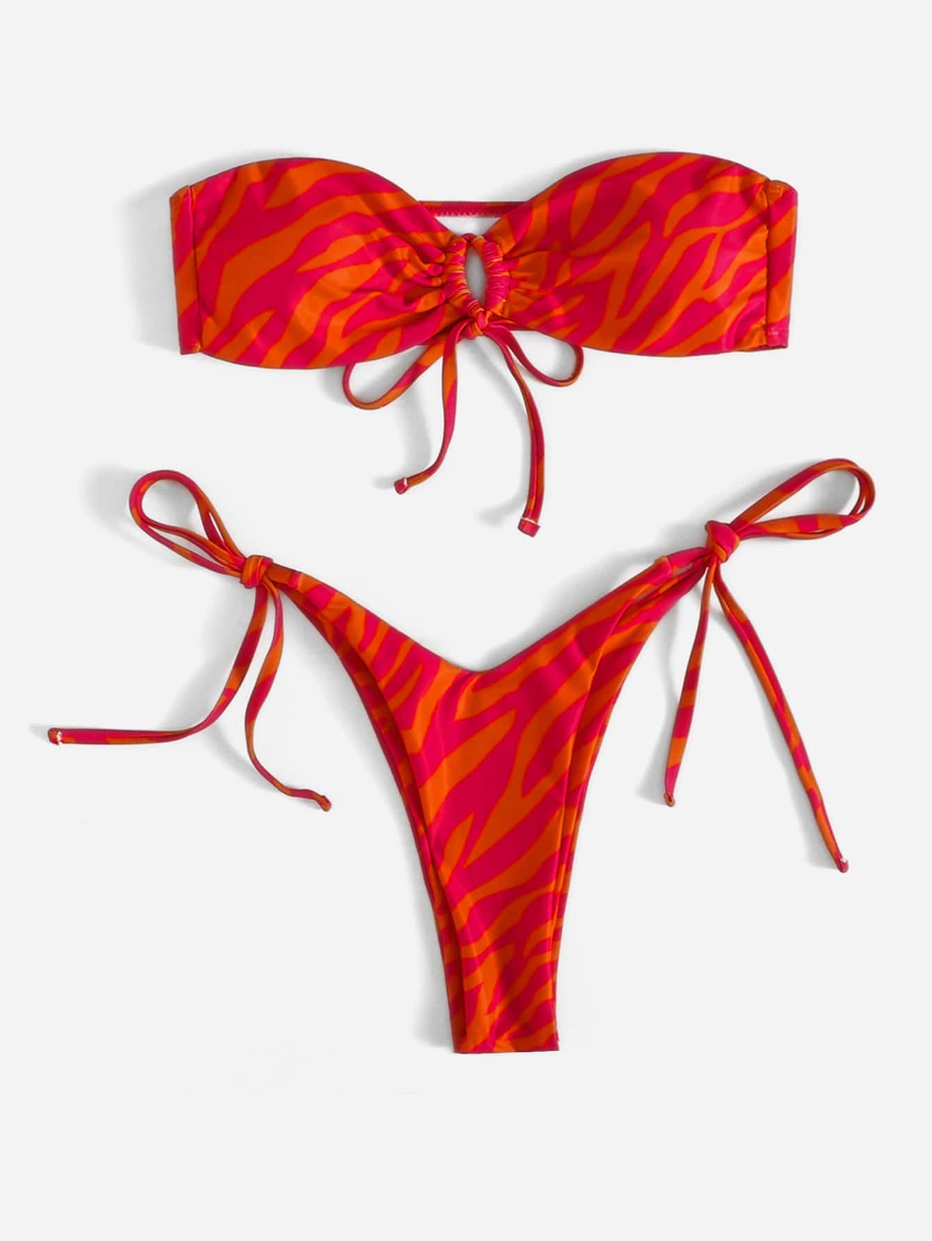 Swim Women's Beach Vacation Printed Bikini Set, Random Print