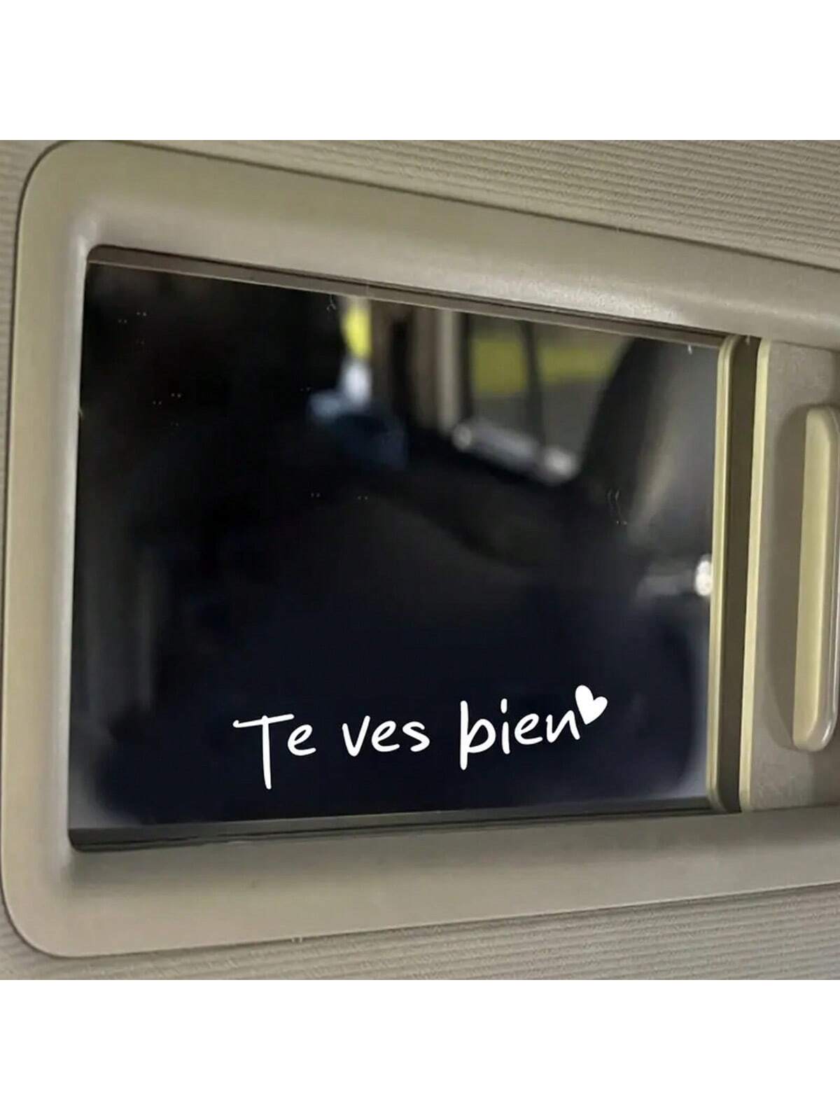 "Te Ves Bien" You Look Good Car Rearview Mirror Dressing Mirror Decorative Stickers Doors And Windows Room Walls Laptop Family Life Stickers Inspirational Spanish Style