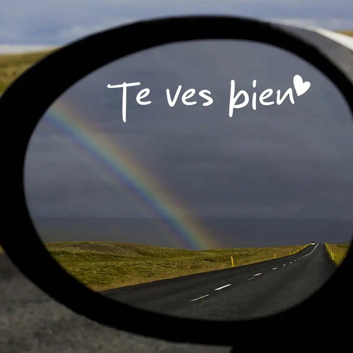 "Te Ves Bien" You Look Good Car Rearview Mirror Dressing Mirror Decorative Stickers Doors And Windows Room Walls Laptop Family Life Stickers Inspirational Spanish Style