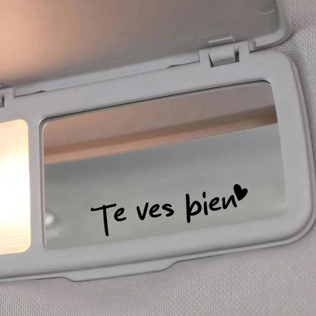 "Te Ves Bien" You Look Good Car Rearview Mirror Dressing Mirror Decorative Stickers Doors And Windows Room Walls Laptop Family Life Stickers Inspirational Spanish Style