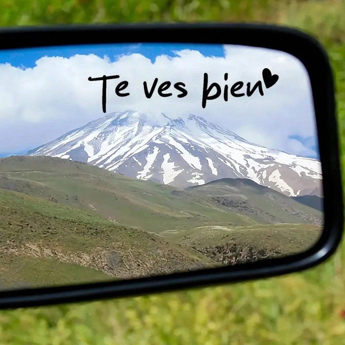 "Te Ves Bien" You Look Good Car Rearview Mirror Dressing Mirror Decorative Stickers Doors And Windows Room Walls Laptop Family Life Stickers Inspirational Spanish Style