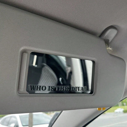 The English Letters "Who Is This Diva" Are Car Stickers, Beautiful Stickers, Car Decoration Stickers, Home Decoration Stickers, Party Decoration Stickers, Cute And Beautiful Car Stickers, Suitable For