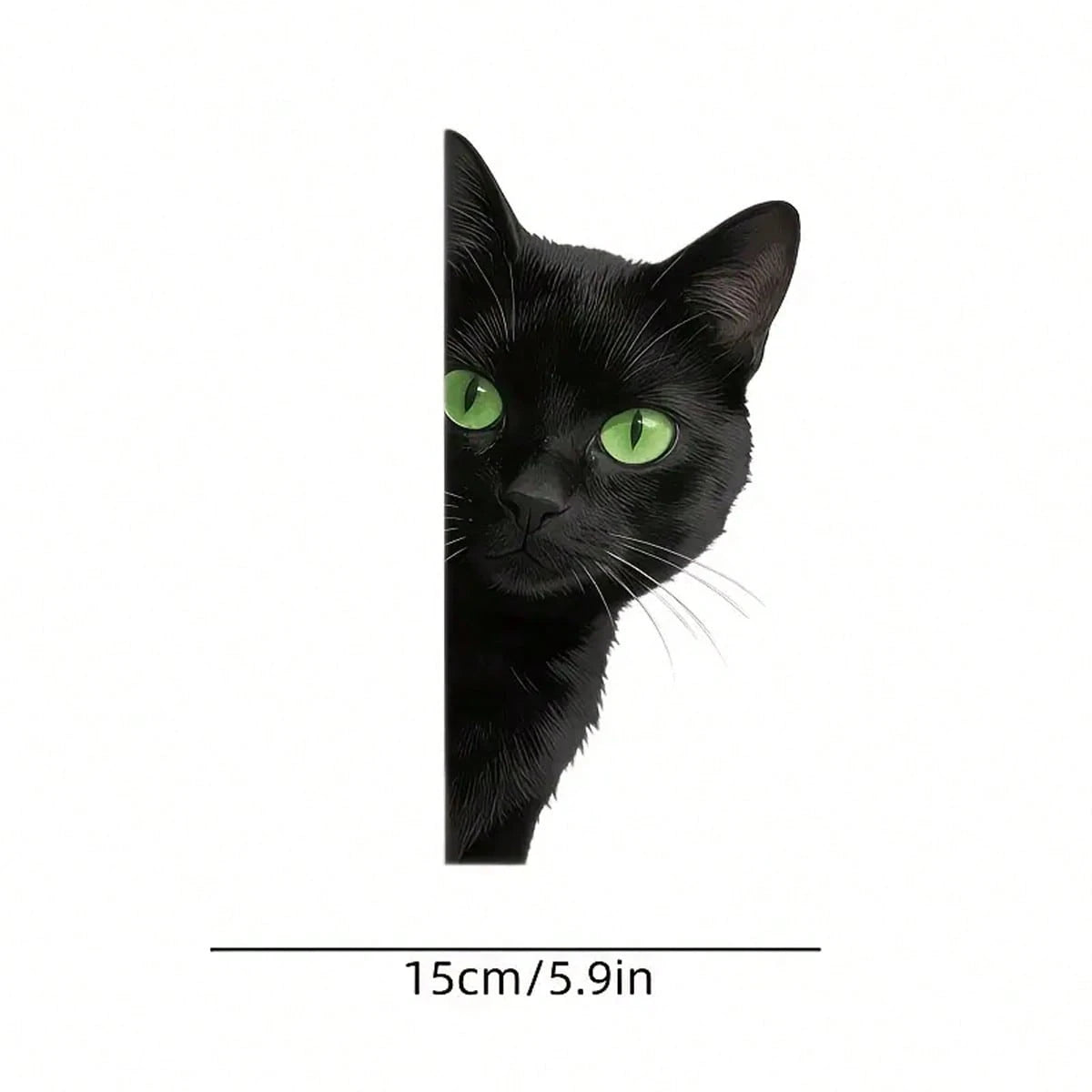 The Eye-Catching And Fun Car Stickers For The Black Cat Are Suitable For Laptops, Cars, Motorcycles, Covering Scratches-An Ideal Gift For Various Occasions