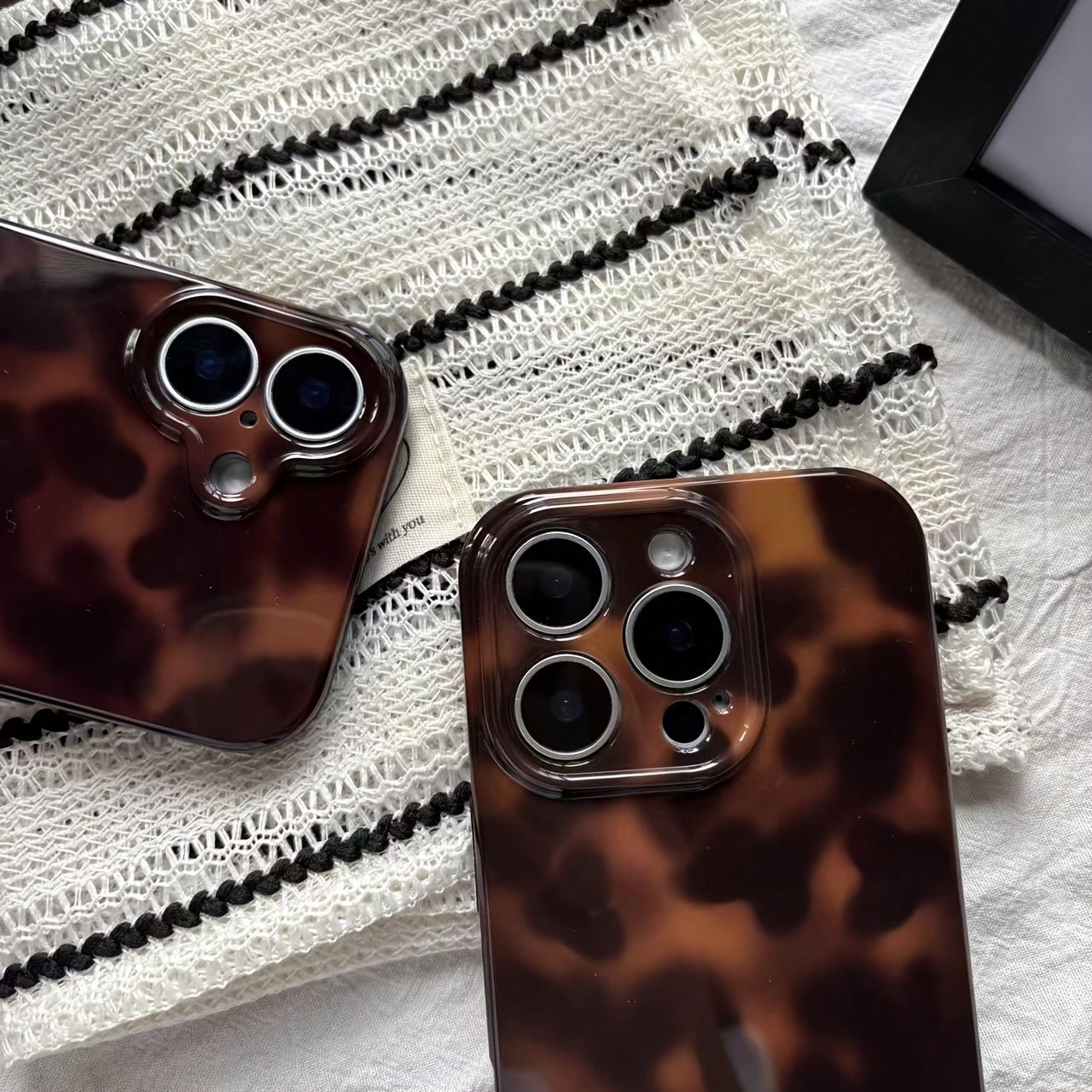Thin & Super Soft European/Korean/Middle Eastern Style Fashion Leopard Print Amber Gradient Tie Dye Phone Case Compatible With IPhone 17 Pro Max/17 Air/16 Pro Max/15 Pro Max/14 Pro/13 Pro/12/11 Person