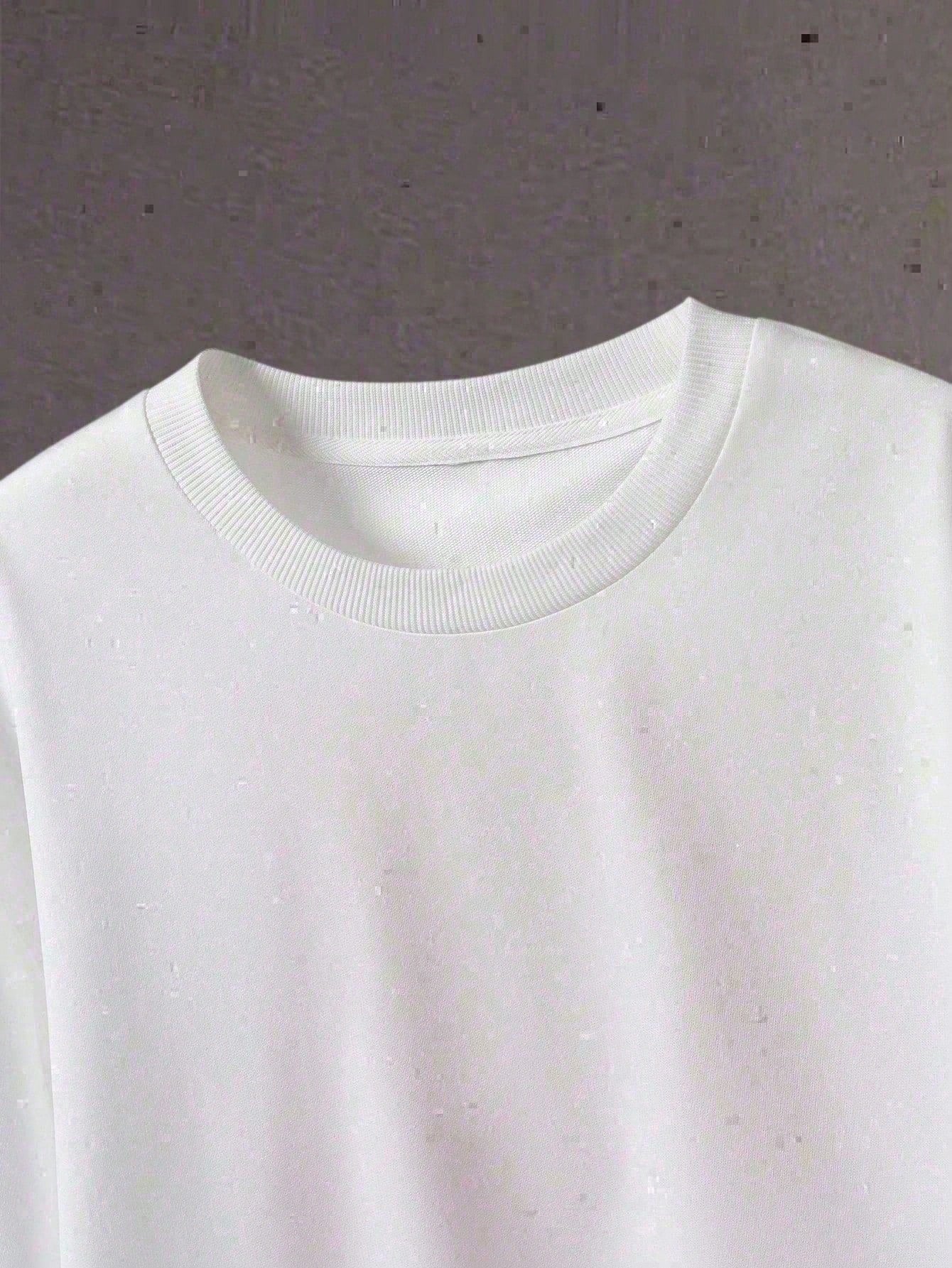This High-Quality Men's Casual Streetwear T-Shirt Is An Absolute Must-Have For Any Summer Wardrobe. Crafted From Pure Cotton, This Crew-Neck, Short-Sleeve Tee Features A Relaxed, Versatile Fit-Making