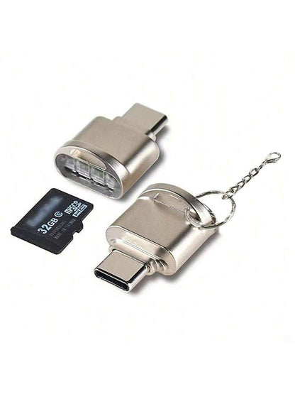 This Micro SD Card Reader, USB-C To SD Card Reader, Type-C TF Card Reader, Comes With A USB-C To USB Adapter. The Mepsies USB OTG Card Reader Is Compatible With Laptops, MacBooks, Galaxy Phones And Ot