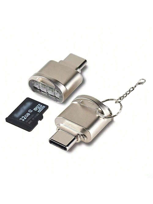 This Micro SD Card Reader, USB-C To SD Card Reader, Type-C TF Card Reader, Comes With A USB-C To USB Adapter. The Mepsies USB OTG Card Reader Is Compatible With Laptops, MacBooks, Galaxy Phones And Ot