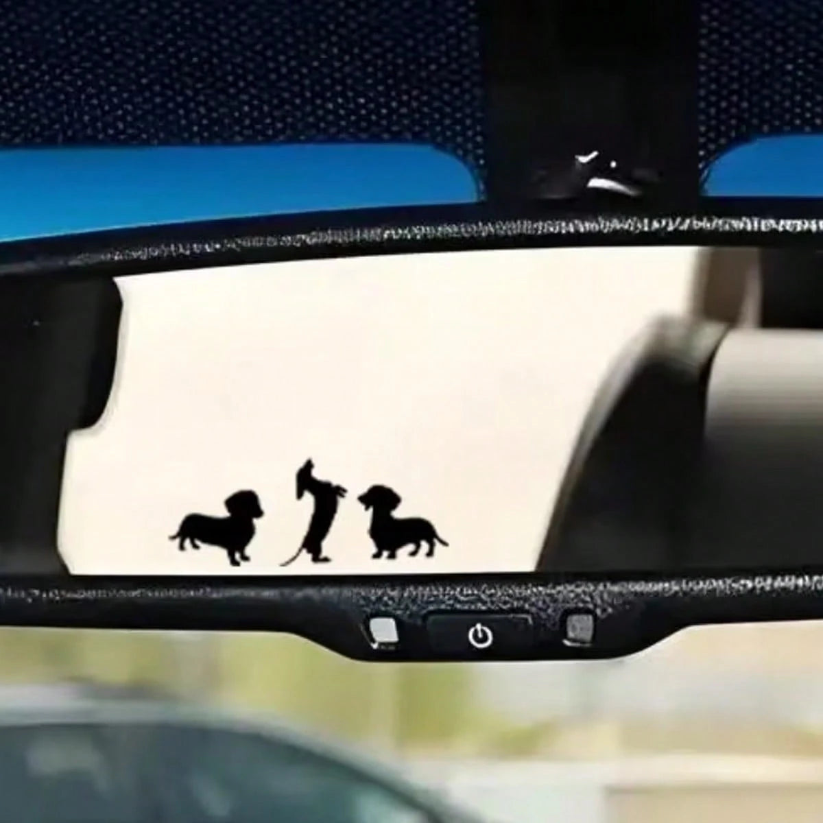 Three-Pack Of Easter Egg Stickers For Dachshunds| Miniature Dog Stickers| Small Vehicle Decals| Hidden Truck Stickers| Waterproof Stickers| Dog Car Decorations