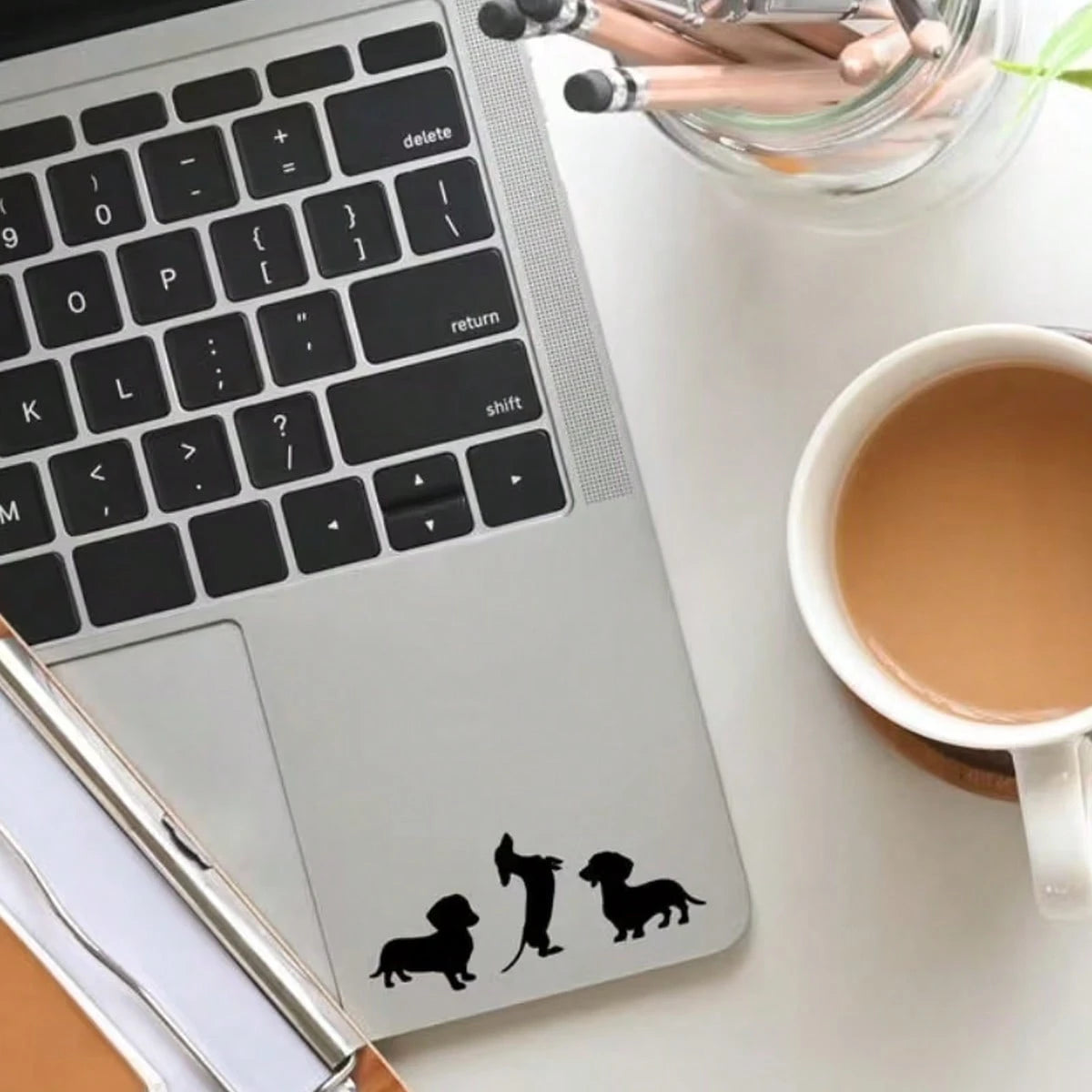 Three-Pack Of Easter Egg Stickers For Dachshunds| Miniature Dog Stickers| Small Vehicle Decals| Hidden Truck Stickers| Waterproof Stickers| Dog Car Decorations