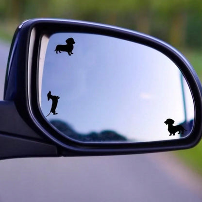 Three-Pack Of Easter Egg Stickers For Dachshunds| Miniature Dog Stickers| Small Vehicle Decals| Hidden Truck Stickers| Waterproof Stickers| Dog Car Decorations