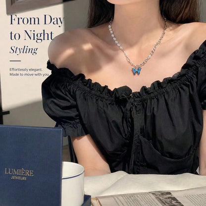 Timeless Pearl Necklace With Romantic Heart Charm Elegant Fashion Jewelry Perfect Accessory For Every Occasion Gift For Women