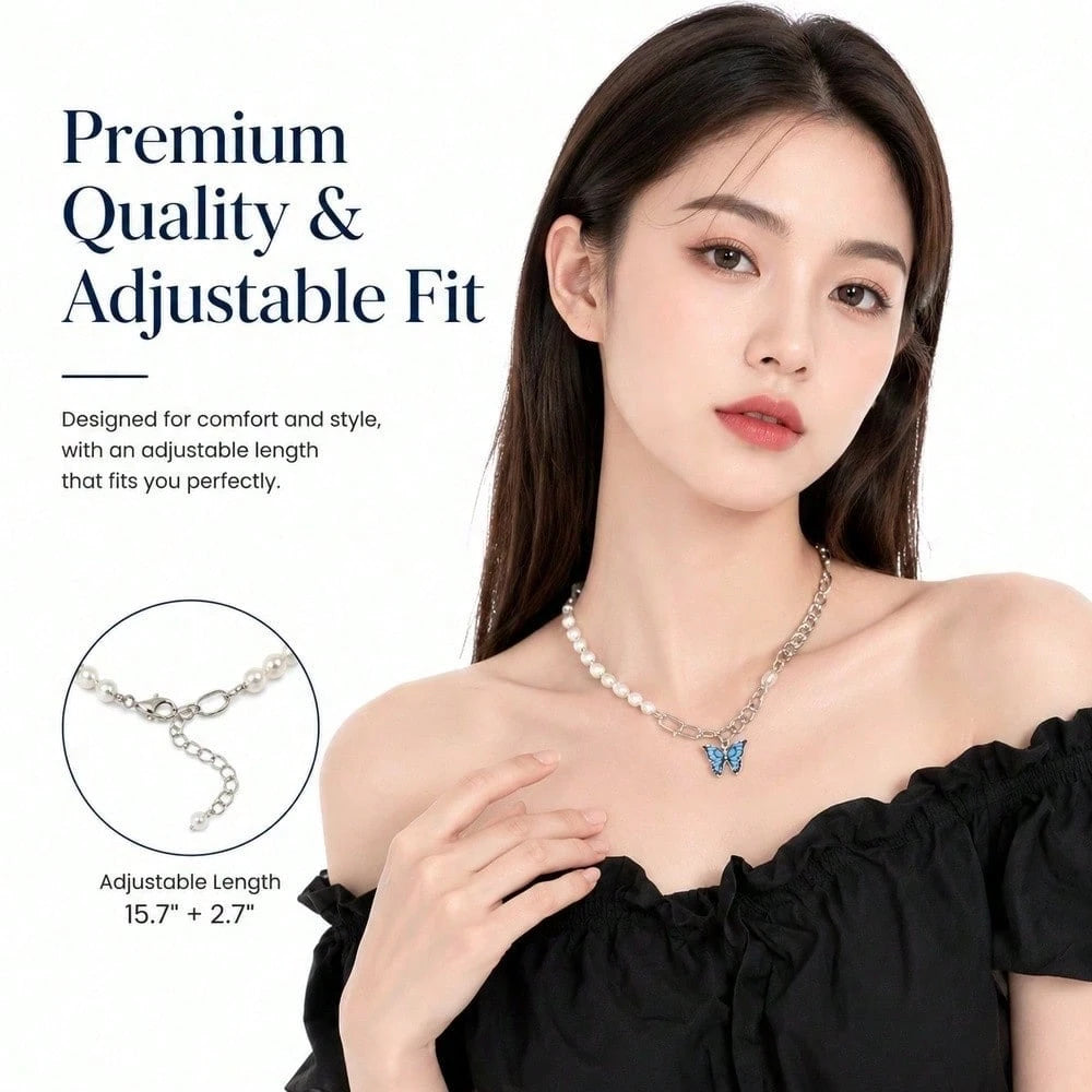 Timeless Pearl Necklace With Romantic Heart Charm Elegant Fashion Jewelry Perfect Accessory For Every Occasion Gift For Women